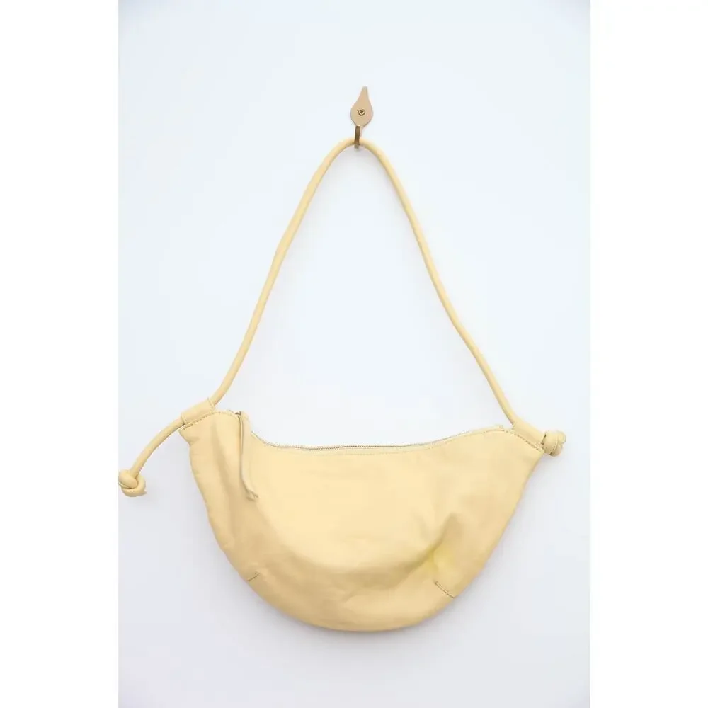 Freda Salvador Elodie Crescent Bag in Yellow